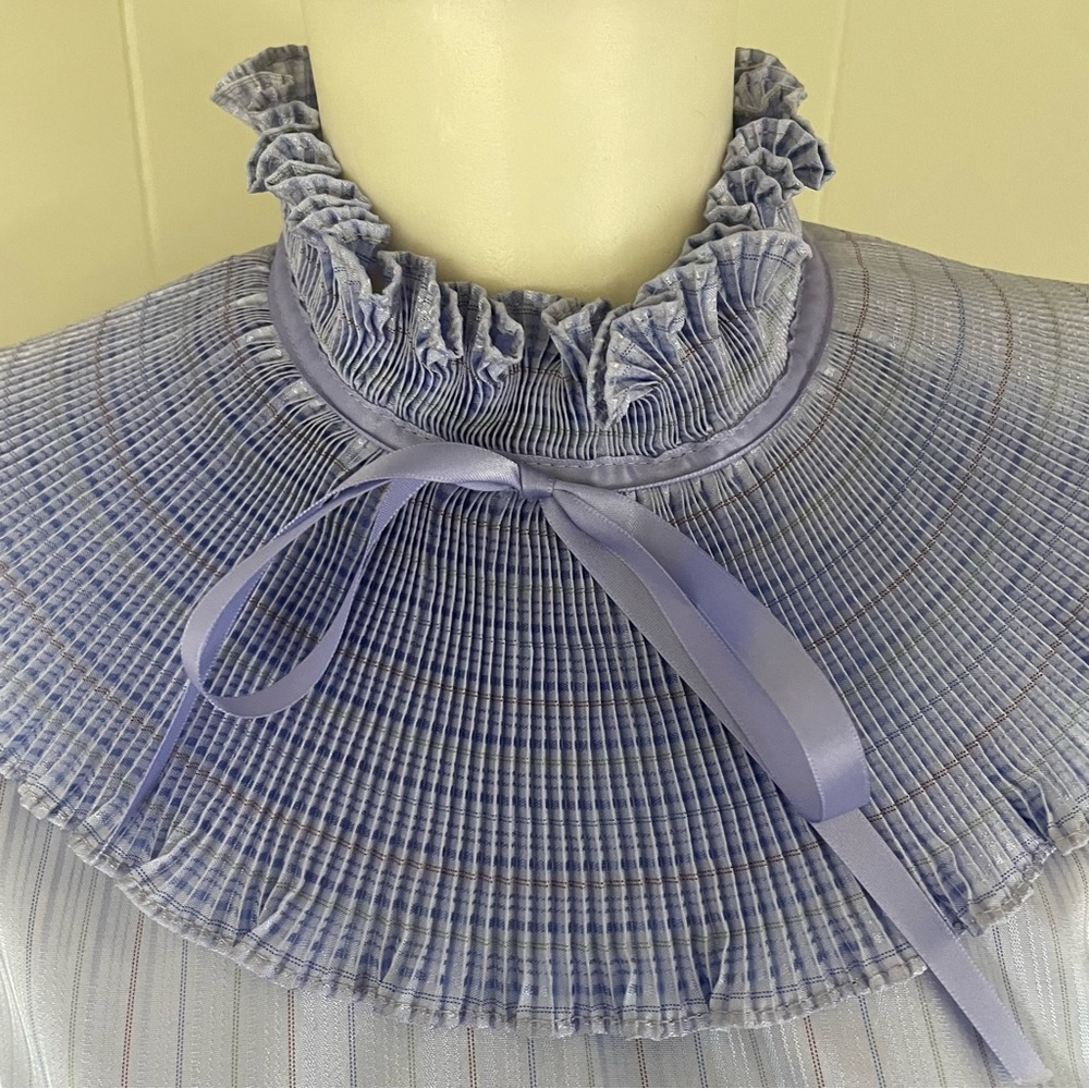 Vintage 70s 80s Smocked Bin‎ Long Sleeve Midi Dress - Picture 5 of 15